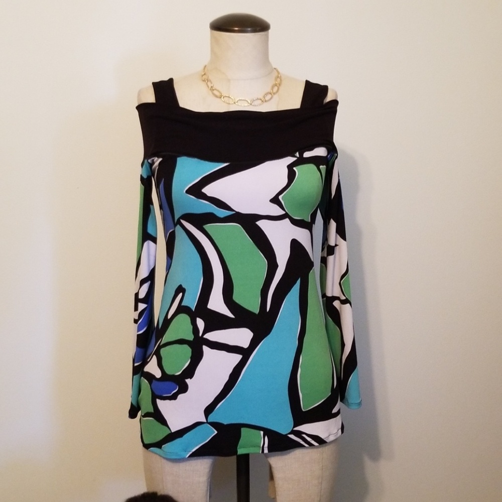 Eva Varro off sleeve long sleeve tunic